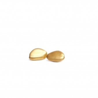 Gold Pebbles Earring